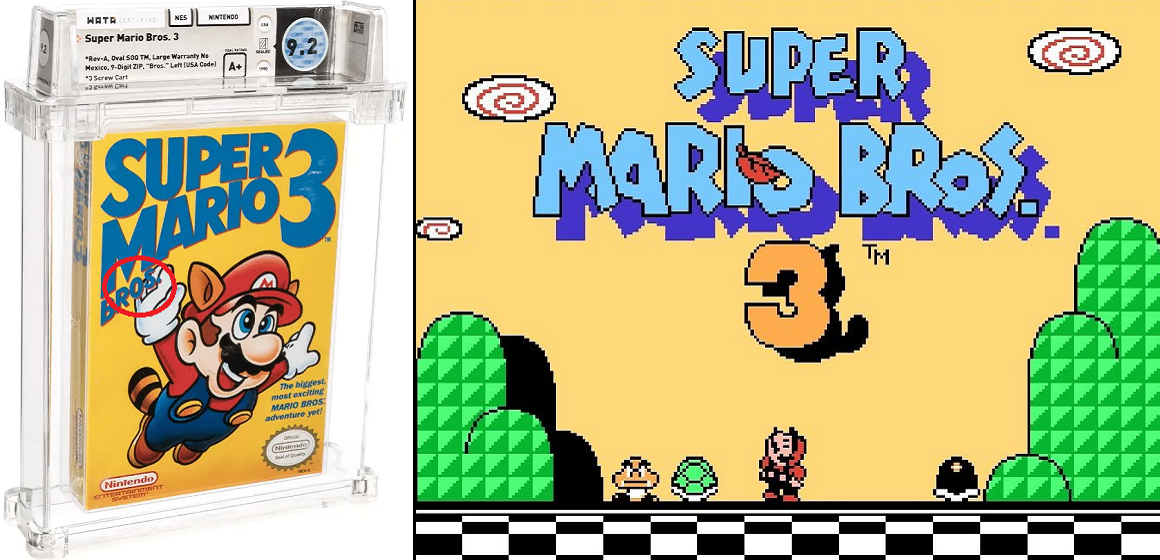 Una copia Super Mario Bros. 3 es vendida por 156 mil dólares